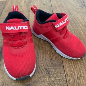 Toddler Boy Red Nautica Sneakers Size 7